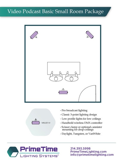 Video Podcast Basic Small Room Pkg